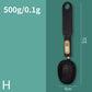 Household Kitchen Spoon Scale Usb Rechargeable Measuring Spoon